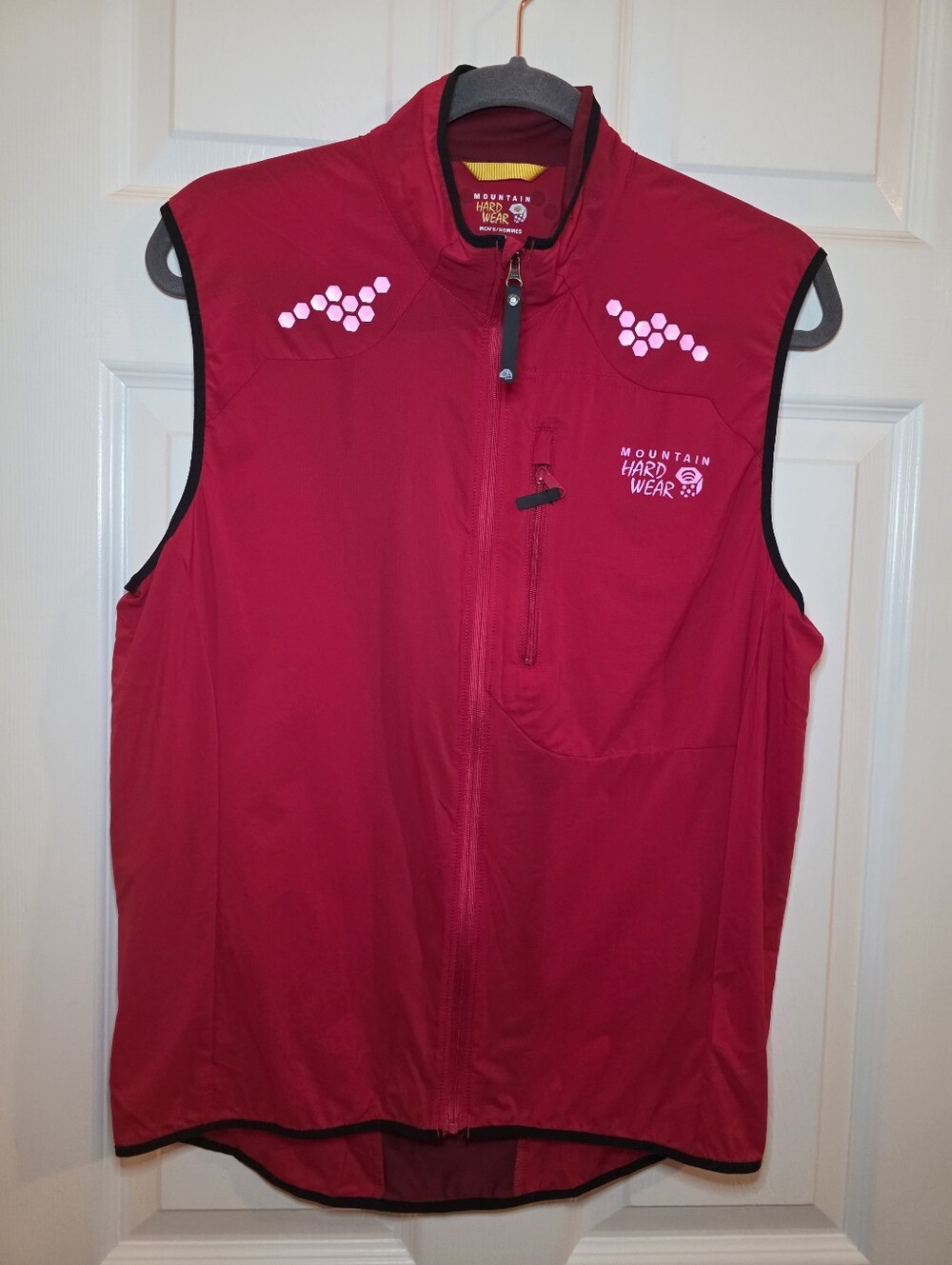 Mountain Hardwear Vest Windbreaker Sz M Men's Red